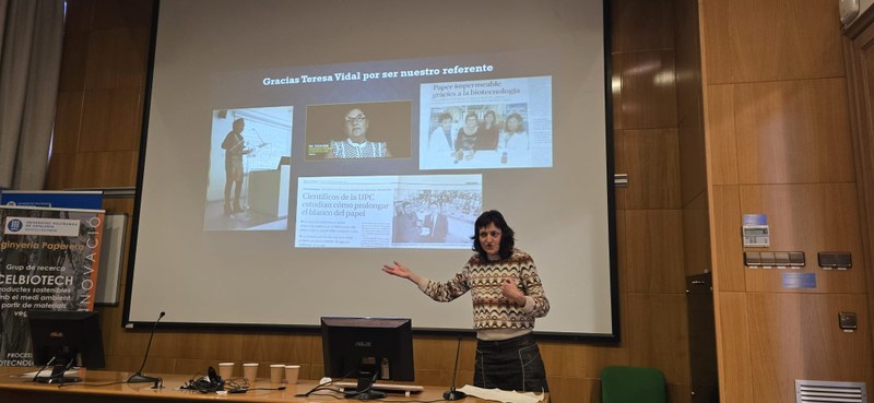 Jornada Paperera amb la professora emèrita Teresa Vidal